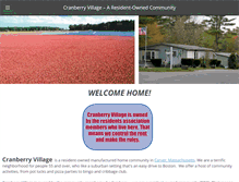 Tablet Screenshot of cranberryvillage.coop